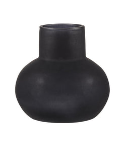 Bulb Vase Orb - Black Frost