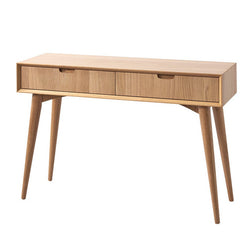 Mia Console Table with Drawers - Oak