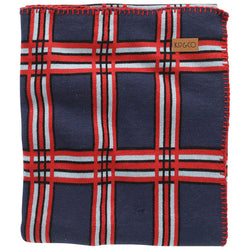 Tartan Denim Wool Blanket