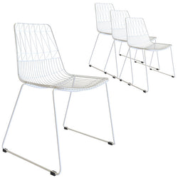 Aztec Wire Stackable Dining Chairs