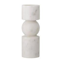 Candlestick - White Marble