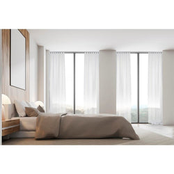 Hotel Collection Luxe S Fold Sheer Curtain White (240 x 250 cm)
