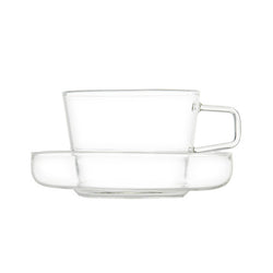 T2 Teaset Glass Cup & Saucer