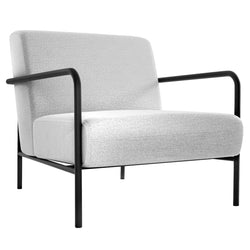 Grey Rozel Upholstered Armchair