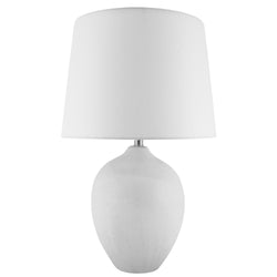 White Luken Ceramic Table Lamp