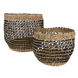 2 Piece Blake Seagrass Basket Set