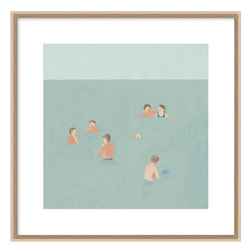 The Swimmers II Framed Paper Print