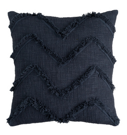 Chevron Andes Cotton Cushion in Space