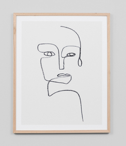 Linear Portrait 1 - Framed Print