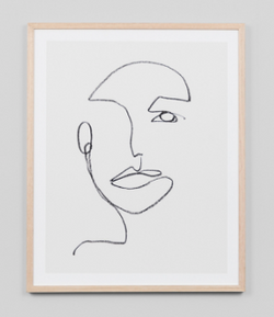 Linear Portrait 2 - Framed Print