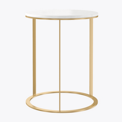 Huber Side Table in Gold