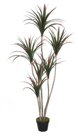 160cm Potted Faux Dracaena Plant