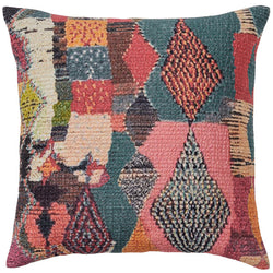 Multi Coloured Joplin Velvet Cushion