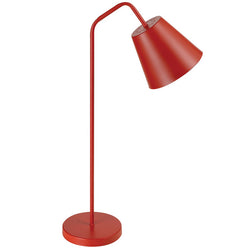 Red Baja Metal Table Lamp