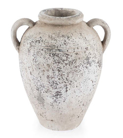 Distressed Ceramic Amphora Vase in Small