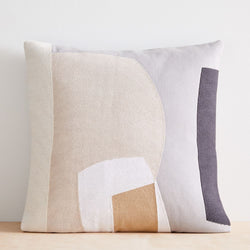 Corded Abstract Layers Cushion Cover