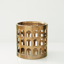 Colosseo Lanterns - Bronze Wide