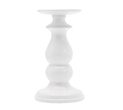Salton White Ceramic Candleholder in Large