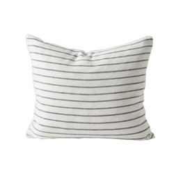 Hand Woven Stripe Linen Cushion