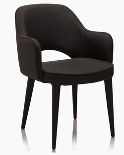 Astor Carver Dining Chair in Black