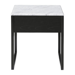 Avalon Marble Bedside Table (Black)